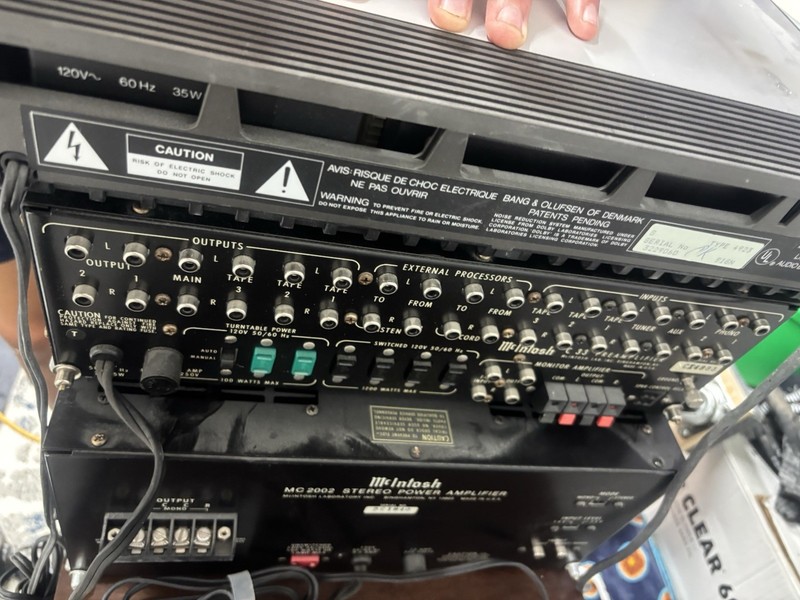 McIntosh C33 Stereo Preamplifier Made In USA Powers On As-Is gallery