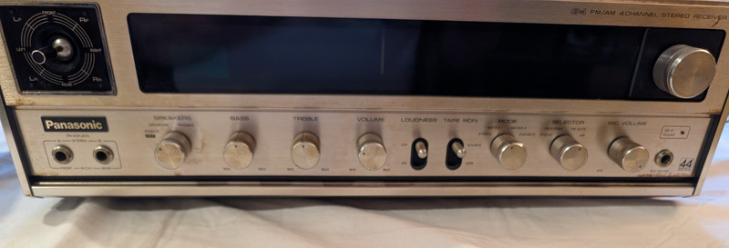 Panasonic FM/AM CD-4 Channel Stereo Receiver SA-507 TESTED