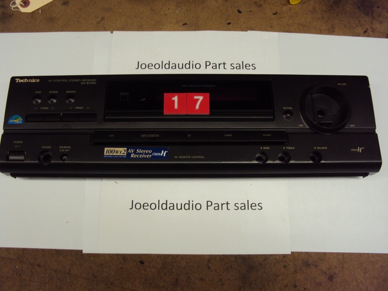 Technics SA-EX-140 Original Faceplate. Rated 9 out 10. Parting Out SA-EX-140.
