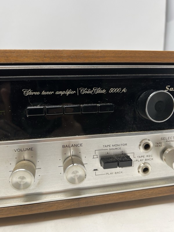 VTG Sansui Solid State Stereo Tuner Amplifier 5000A W/Schematics/Manual READ gallery