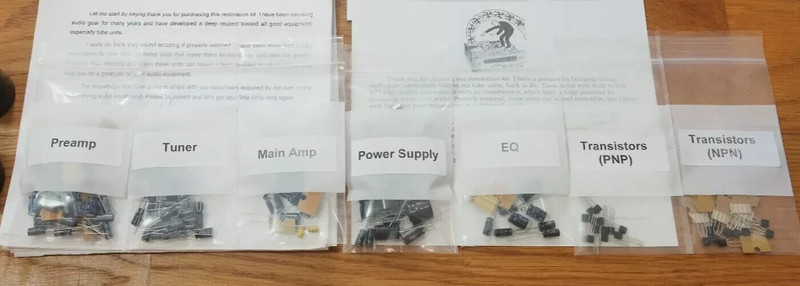 Yamaha CR-800 rebuild restoration recap upgrade kit repair capacitor