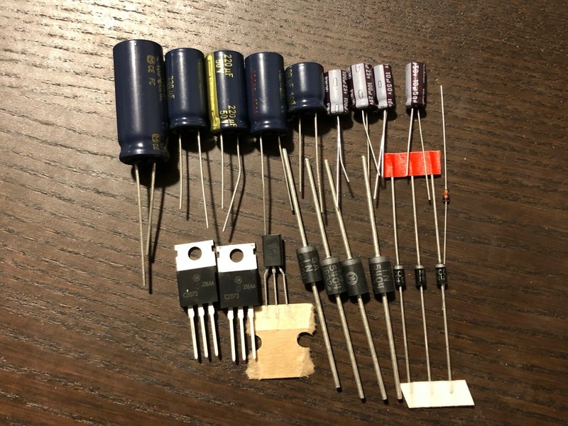 Pioneer SX-535 & SX-636 Power Supply Capacitor Upgrade High-Quality Recap Kit
