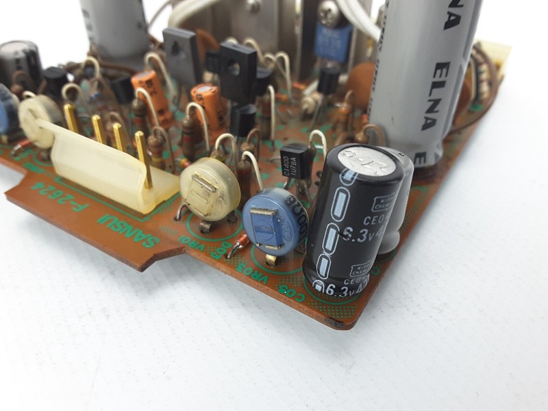 SANSUI 8080DB 9090DB RECEIVER PARTS: f-2624 DRIVER CIRCUIT BOARD gallery