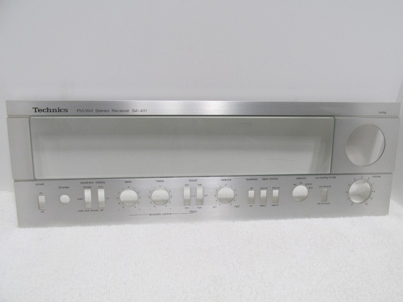 Vintage Technics SA-401 Receiver Faceplate replacement SGWA401M