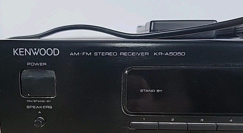 Kenwood AM/FM Receiver KR-A5050, Powers Up But UNTESTED, Remote Works gallery