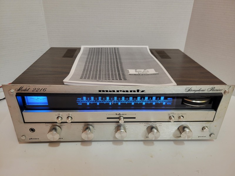 Marantz 2216 AM-FM Stereophonic Receiver, New LED’s, Cleaned & Serviced
