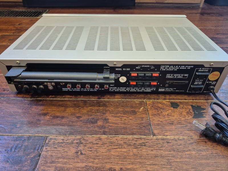 BSR RX-300 FM/AM Stereo Receiver With Antenna Tested Working Rare Radio Vintage gallery