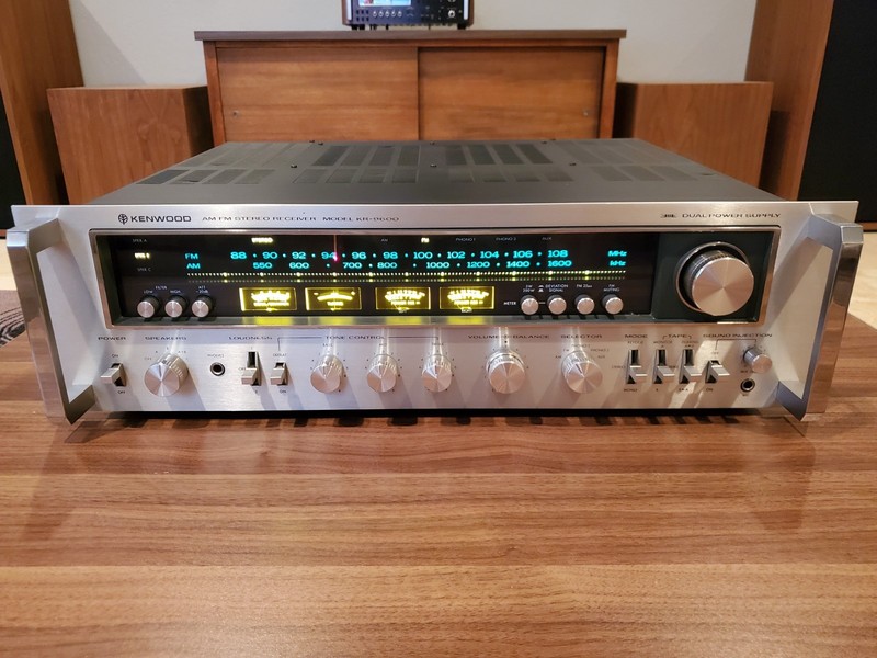 Kenwood KR-9600 Vintage Receiver/Very Nice/160 WPC!
