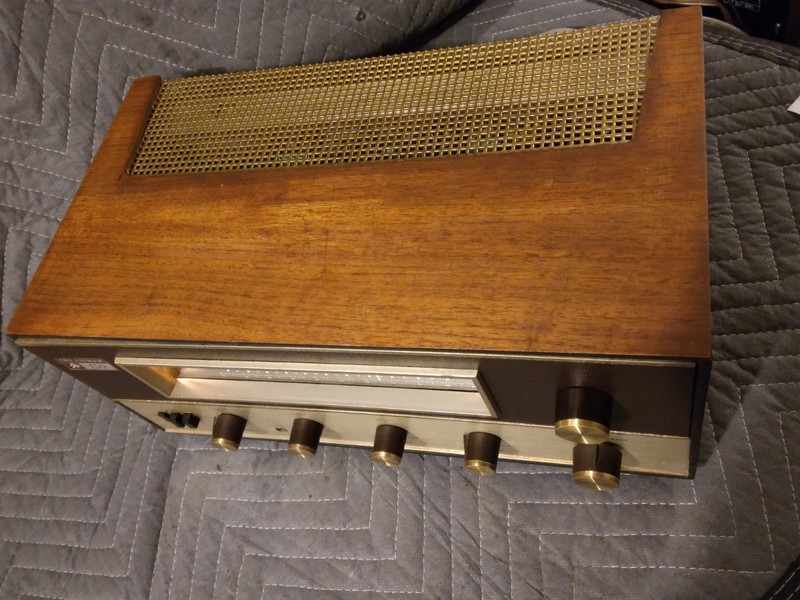 Vintage Fisher 150 (FM MPX) Stereo Receiver & Wood Case Clean WORKS needs work gallery