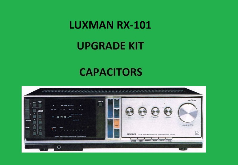 Stereo Receiver LUXMAN RX-101 Repair KIT – all capacitors