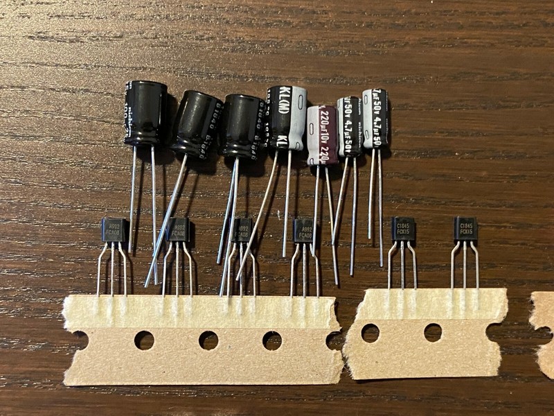 Pioneer SX-1050 Preamp Boards Rebuild Kit AWG-040 & AWG-041 Recap & Repair Kit gallery