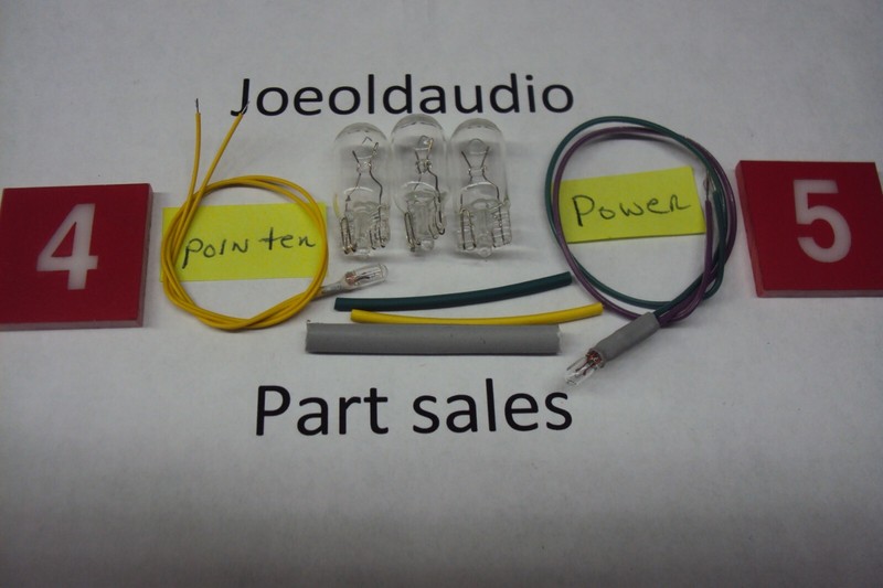 Pioneer SX-550/450 Lamp Kit Replaces Dial/Meter Lamp, Stereo, and Power.
