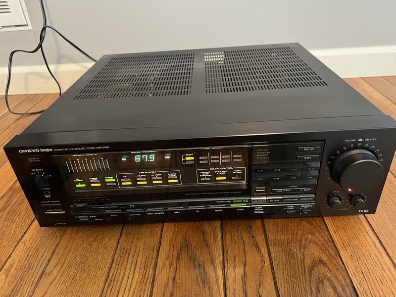 Onkyo Integra TX-88 Computer Controlled AM FM Tuner Amplifier Only W/Remote Nice