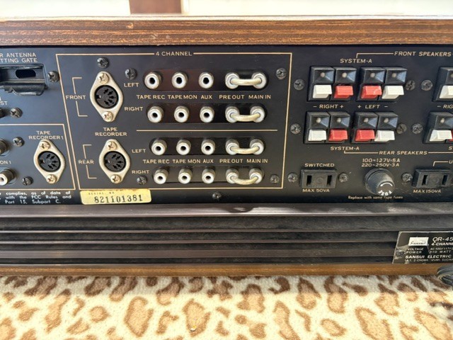 Vintage Sansui QR-4500 4-Channel Receiver Japan Parts/repair, Comes On gallery
