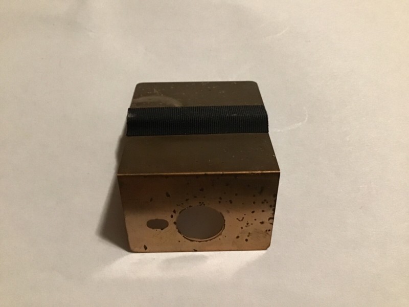 Sansui 8080-9090 Volume Control Metal Shield…Brass Hum Sheild.