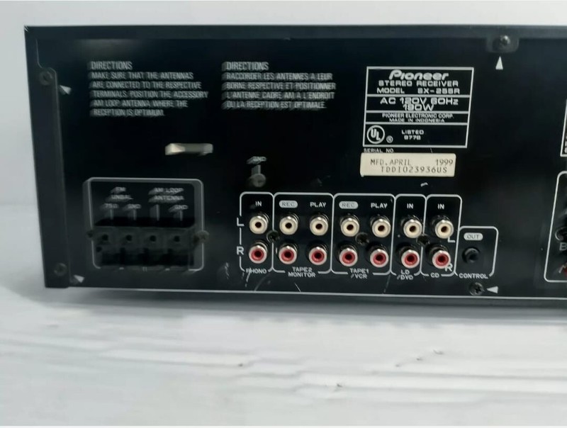 PIONEER Stereo Receiver SX-255R 190 Watt - No Remote - Tested gallery