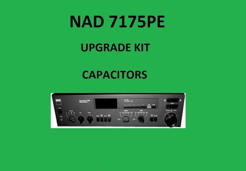 Stereo Receiver NAD 7175PE Repair KIT – all capacitors