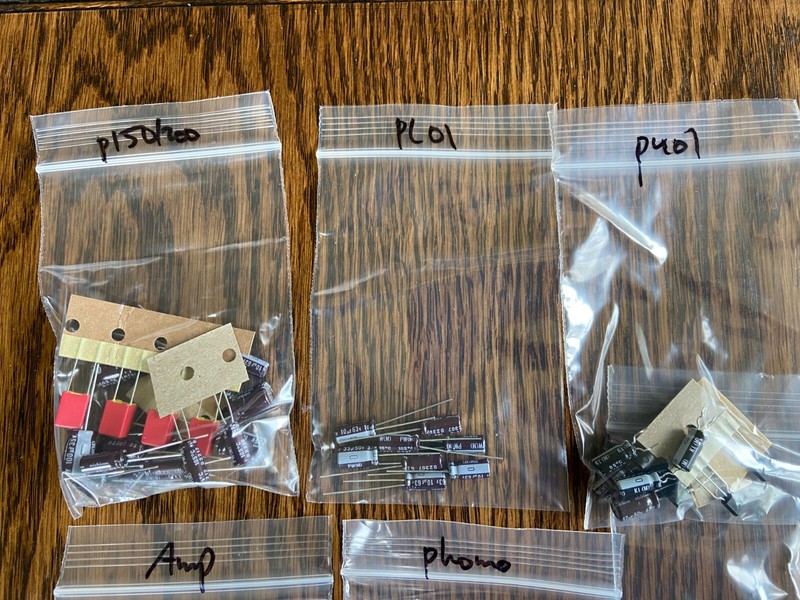 Marantz 2325 COMPLETE Rebuild Kit Recap Set with Transistors Relay Main Caps gallery