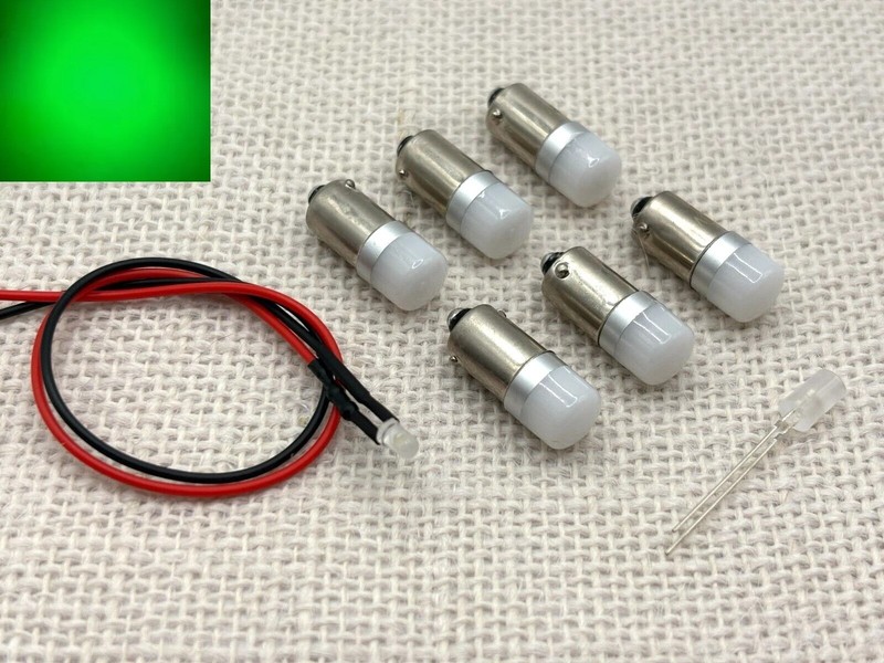 TECHNICS SA-500 SA-600 GREEN replacement LED lamps lights bulbs upgrade kit