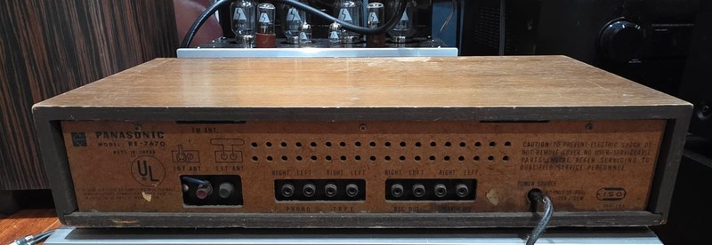 Vintage Panasonic Model RE-7670 AM/FM Multiplex Stereo Receiver Pre Owned gallery