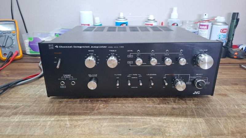 Vintage Classic JVC MCA-V5E Black (JVC 4VN-550) Made in Japan repaired, rebuilt,