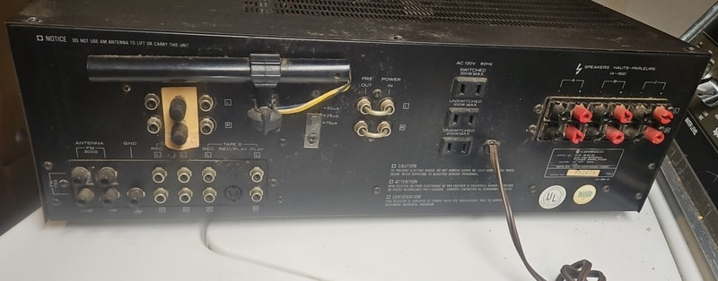 Kenwood Stereo Receiver Model KR-8010-TESTED AND WORKING gallery