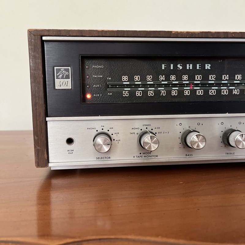 Fisher 401, Rare Stereo Receiver, AM/FM Tested and Fully Functional gallery