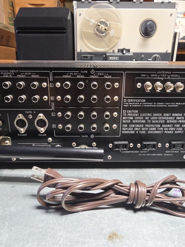 Vintage Kenwood Four Channel Reciever KR-9340. Cleaned, Tested & Works Great! gallery