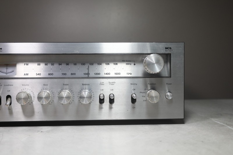 Vintage MCS 3222 Stereo Receiver Silver Face Tested Working JC Penney gallery