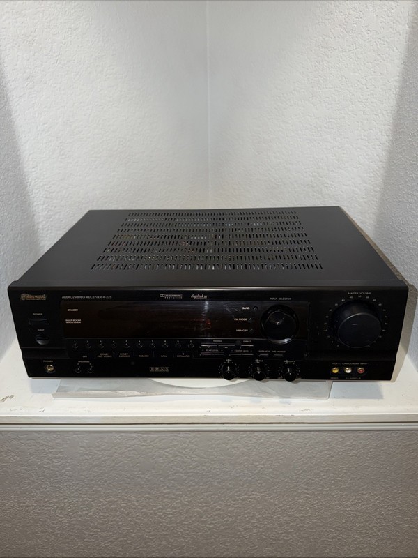 Vintage Sherwood R-325 5.1 Channel Pro Logic Stereo Receiver w Phono. See Video!