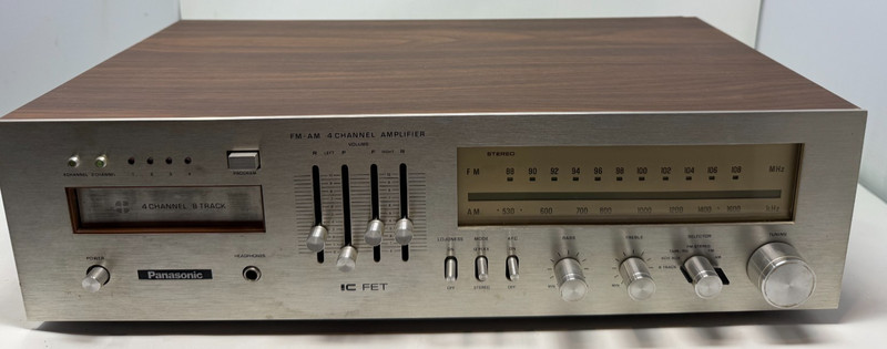 Vtg Panasonic RE-8420 4 Channel 8 Track Receiver Parts Repair Japan