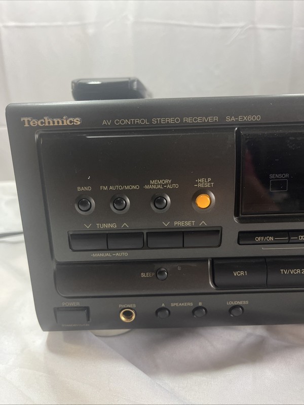TECHNICS SA-EX600 Surround Sound Receiver With Remote And Power Cord. NICE! gallery