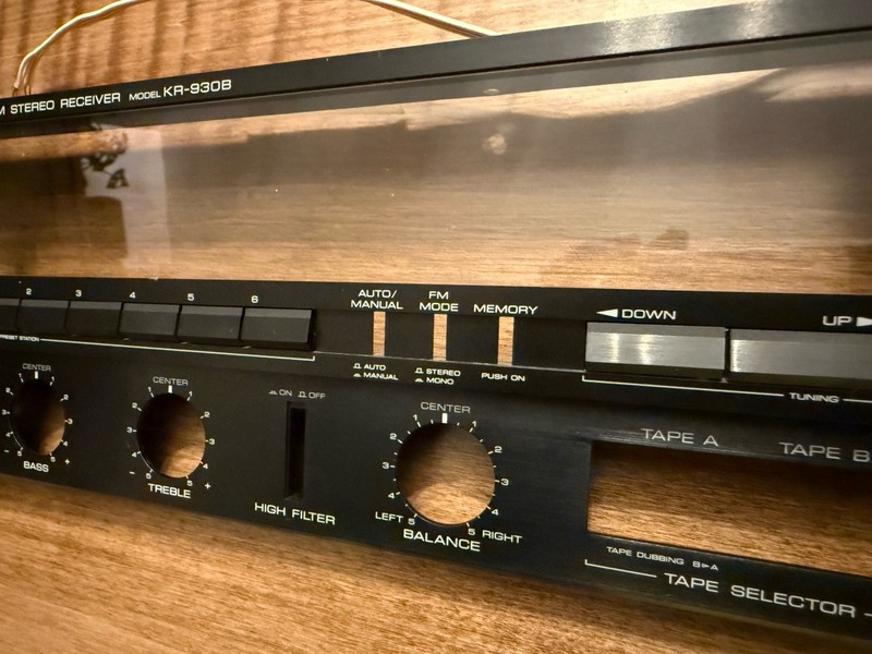 Kenwood KR930B Receiver Faceplate gallery