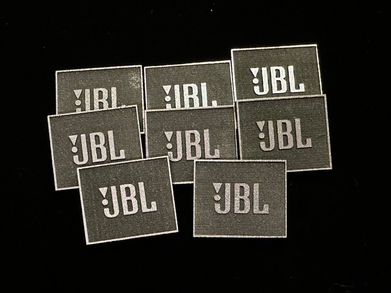 A PAIR (2) of JBL Decade Logo Badge Speaker Grill Compatible with L26 L36 L100 gallery
