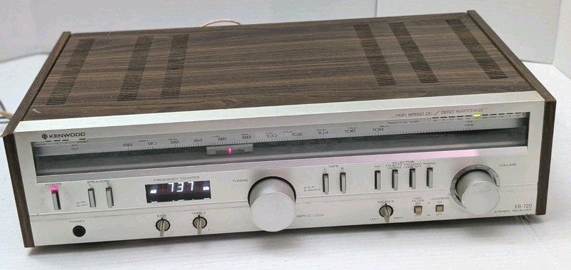 VINTAGE Kenwood KR-720 AM/FM Stereo Tuner Amplifier Receiver gallery