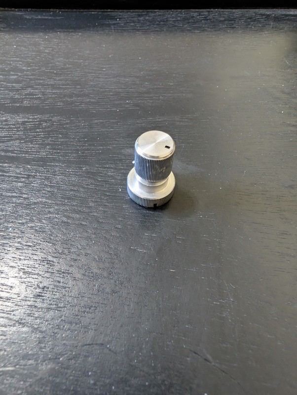 Sansui QRX-8001 QRX-9001 Microphone 2 Piece Rotary Knob
