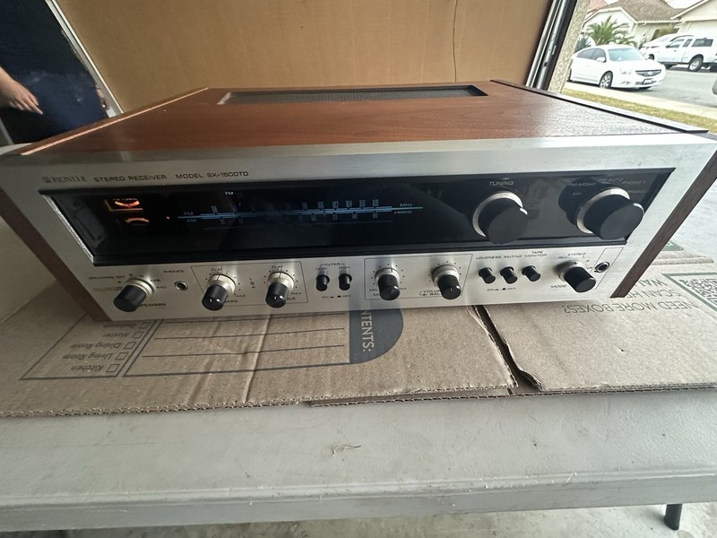 Pioneer SX-1500TD AM/FM Stereo Receiver, Serviced And Cleaned, Workimg Good. gallery