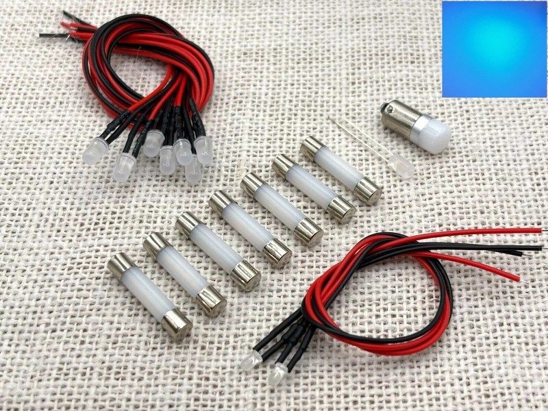 Pioneer SX-727 RECEIVER replacement LED lamps kit bulb lights upgrade kit BLUE