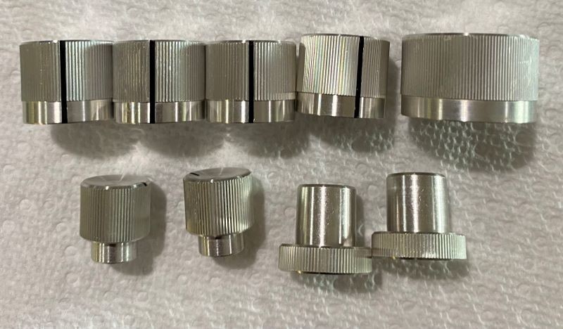 Sansui 2000 Receiver Original Complete Knob Set - OEM Parts with Collars gallery