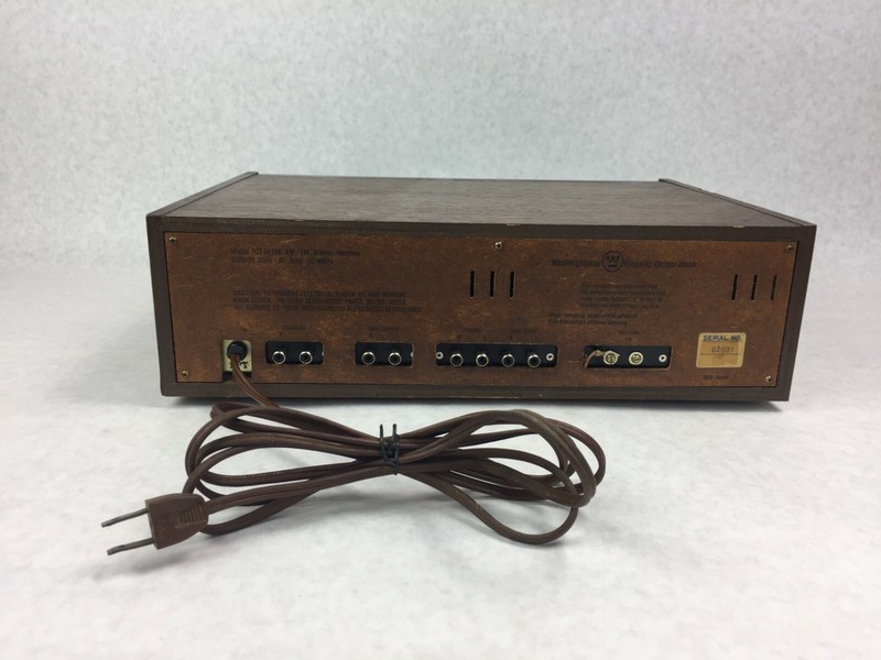Vintage Westinghouse RCF 9610A AM FM Stereo Receiver Tested and Works gallery