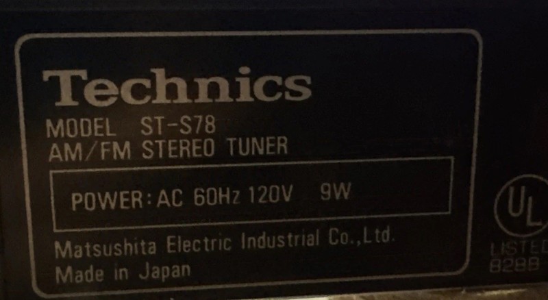 vintage Technics Receiver ST-S78 & Double Cassette Deck RS-B17W Read Description gallery