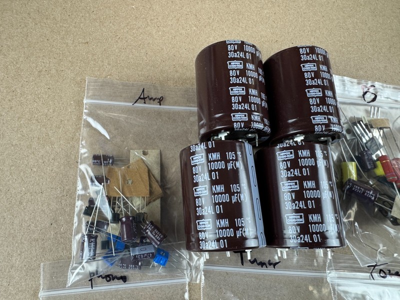 Harman-Kardon 930 COMPLETE Rebuild Repair Kit High-Quality Receiver Recap HK930 gallery