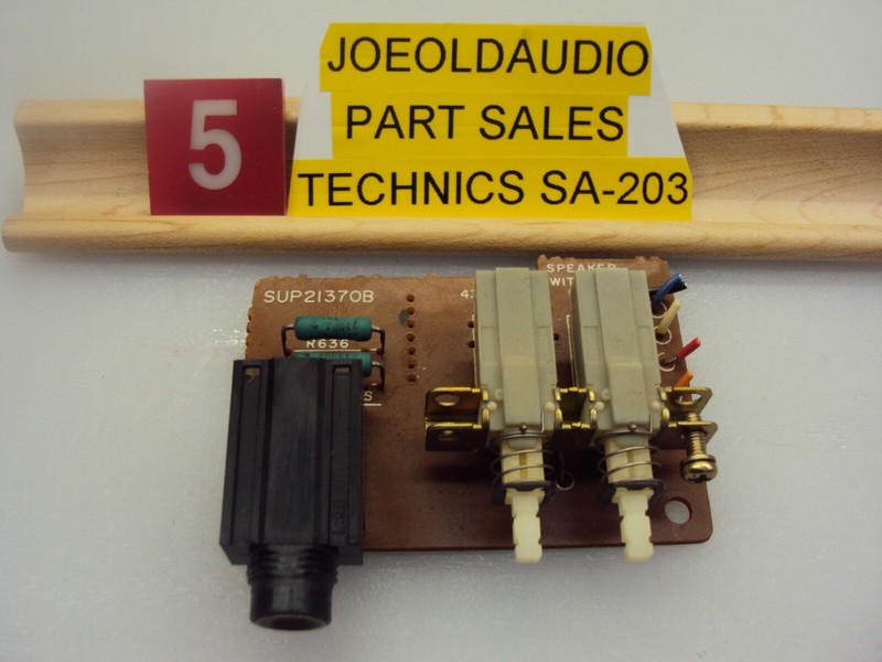 Technics SA-203 Headphone/Speaker Selector Switch Board Tested Parting SA-203