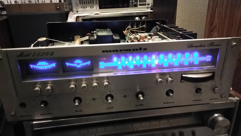 vintage receiver leds kit 2 ice blue 5 cool white fits marantz 2226 2385 mor gallery
