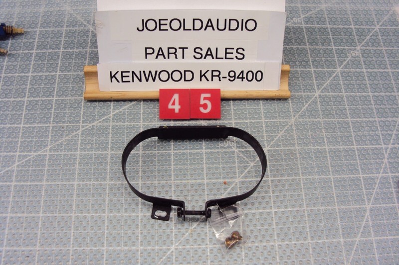Kenwood KR 9400 Filter Capacitor Mounting Bracket w/ Screws. Parting Out KR-9400