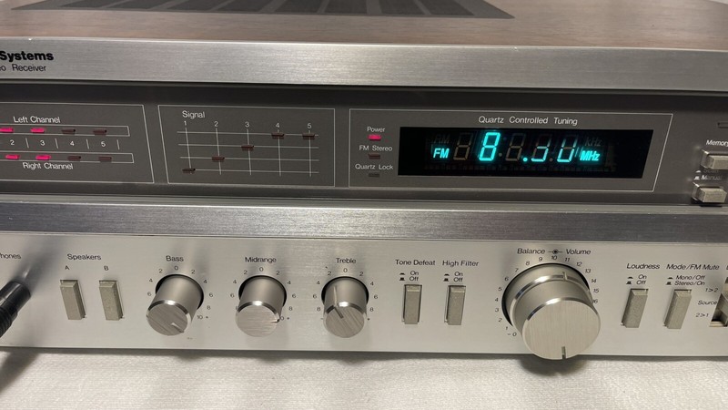 VTG MCS 3249 Stereo RECEIVER Digital Synthesized AM-FM Modular Component System gallery