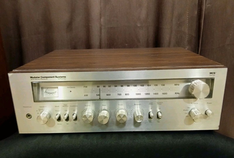 MCS 3210 Stereo Receiver Vintage 4 Channel Works READ