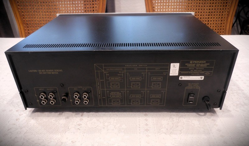 VERY NICE PIONEER SG-9500 STEREO AUDIO EQUALIZER, WORKS PERFECTLY! gallery