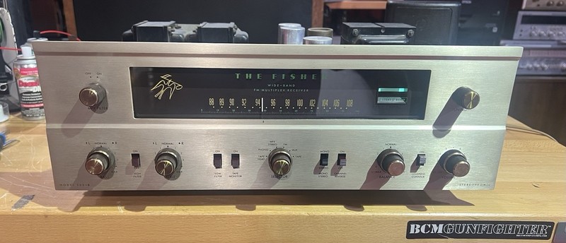 The Fisher 500B 7591 Tube Stereophonic Receiver, been serviced
