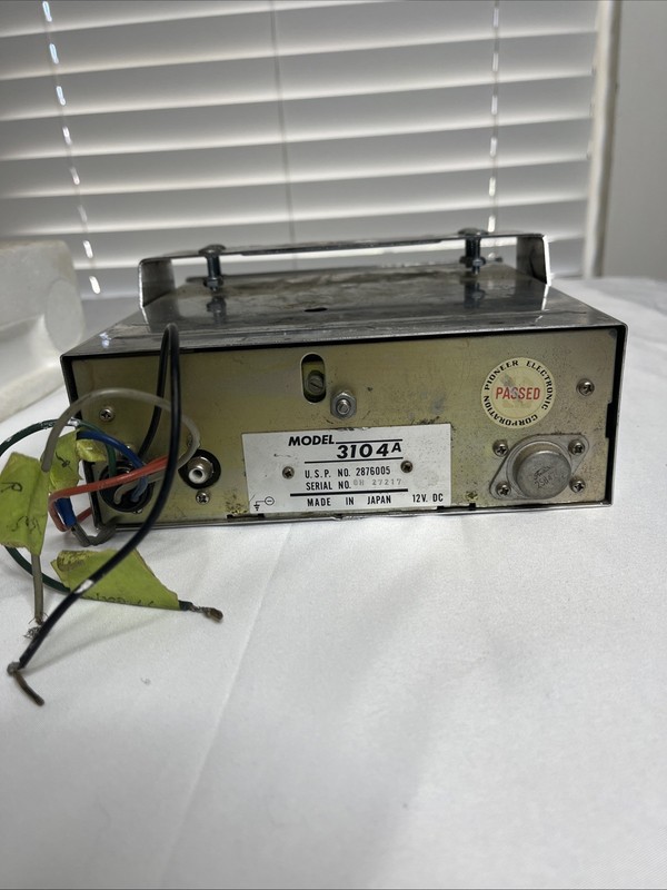 Vtg Craig 3104A Pioneer 4+4 Stereo Plus 8 Track to Cassette Adapter & Speakers gallery